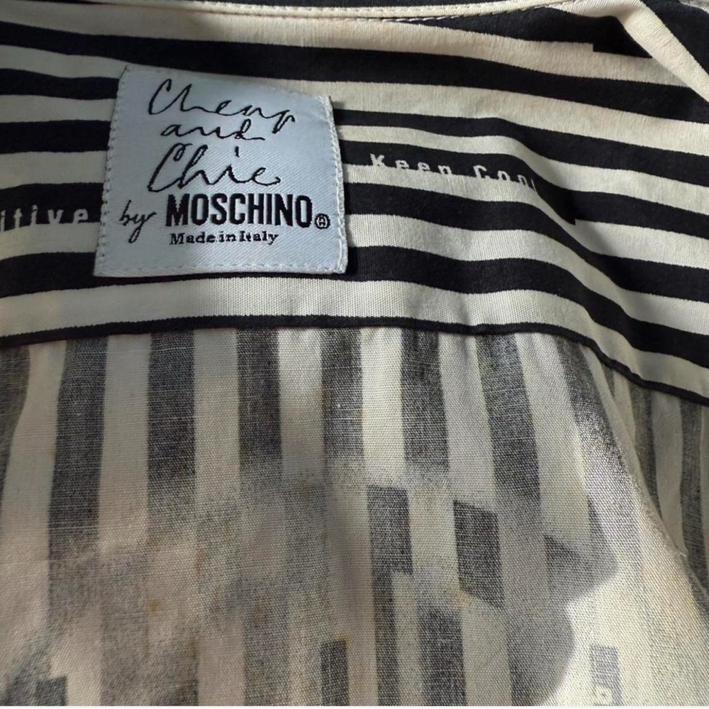 Vintage moschino men’s shirt